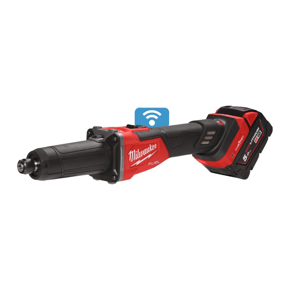 Milwaukee - Akku-Geradschleifer mit Drehzahlelektronik M18 FUEL ONE-KEY (M18 FDGROVB-502X) 